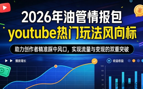 2026年YouTube运营全攻略：掌握油管热门玩法风向标，实现流量变现双重突破
